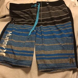 Men’s Blue/Black/Grey Hurley Board Shorts
